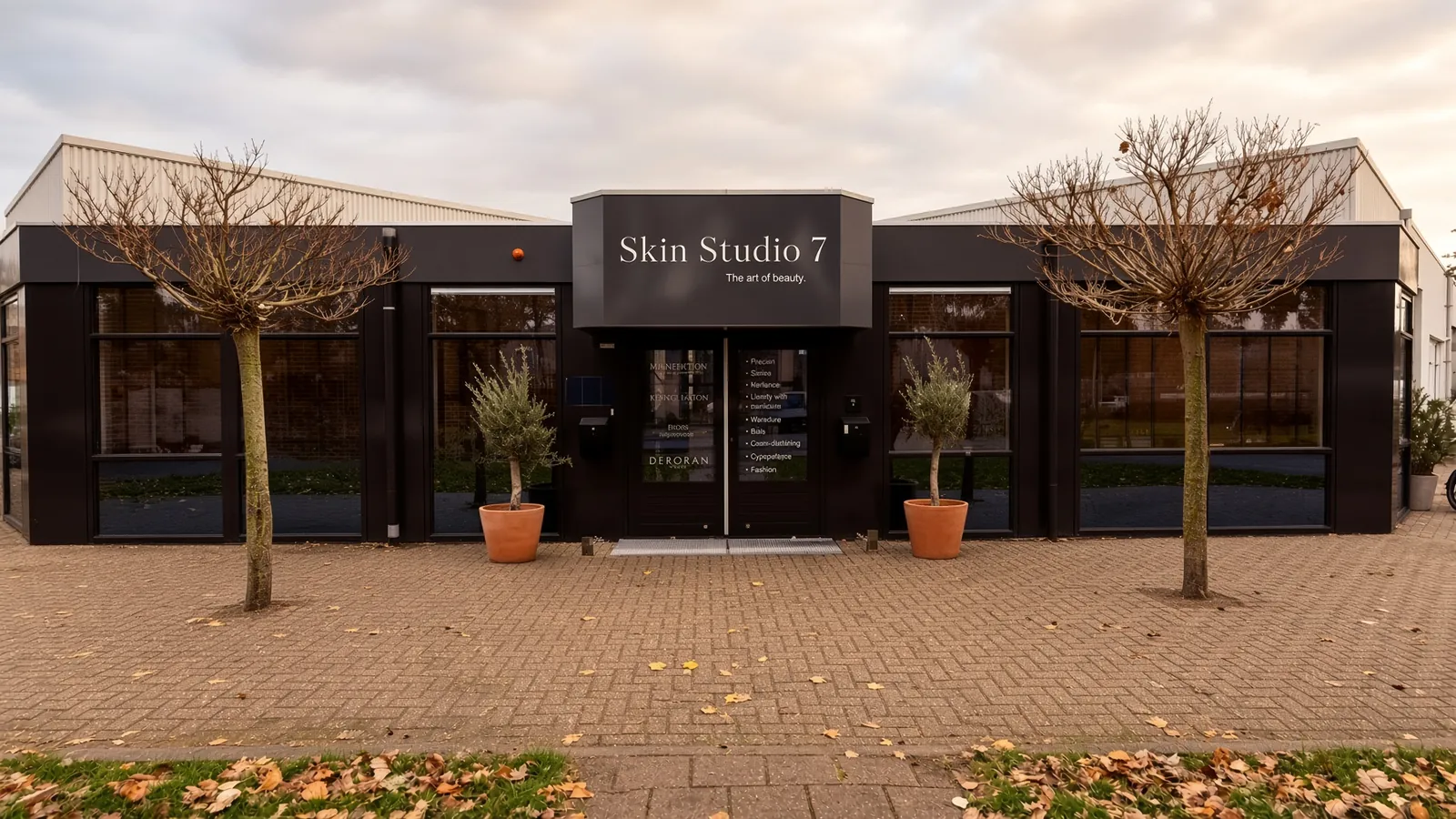 Buitenkant van Skin Studio 7 aan de Wezelkoog 7 in Alkmaar